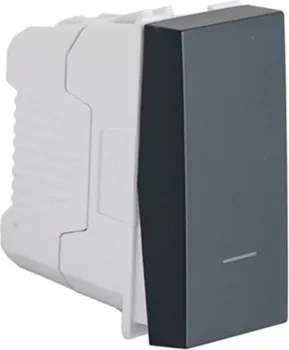 Modulo Interruptor Simples Termoplastico Grafite Orion