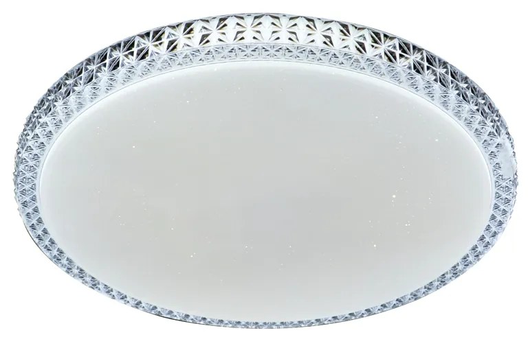 Plafon Redondo Acrilico Cristal Ø28Cm Led 18W 3000K Bivolt / Cristal |... (Cristal)