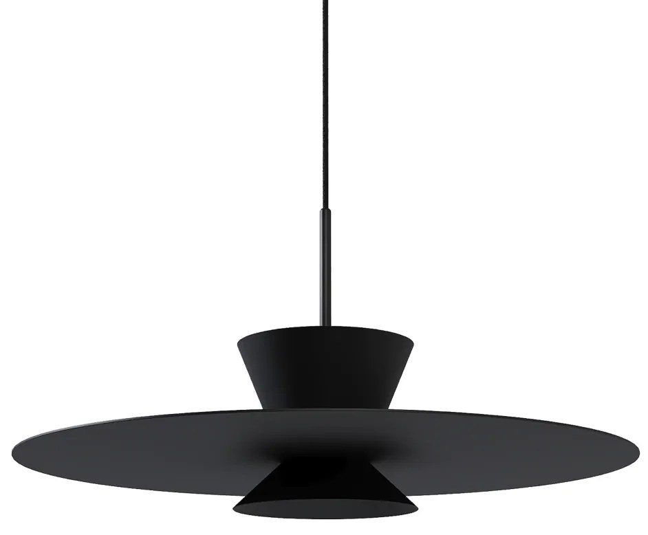 Pendente Tule Ø50X25Cm 1Xmr16 - Usina 25120/50 (OL-F - Verde Oliva Fosco, OL-F - Verde Oliva Fosco)