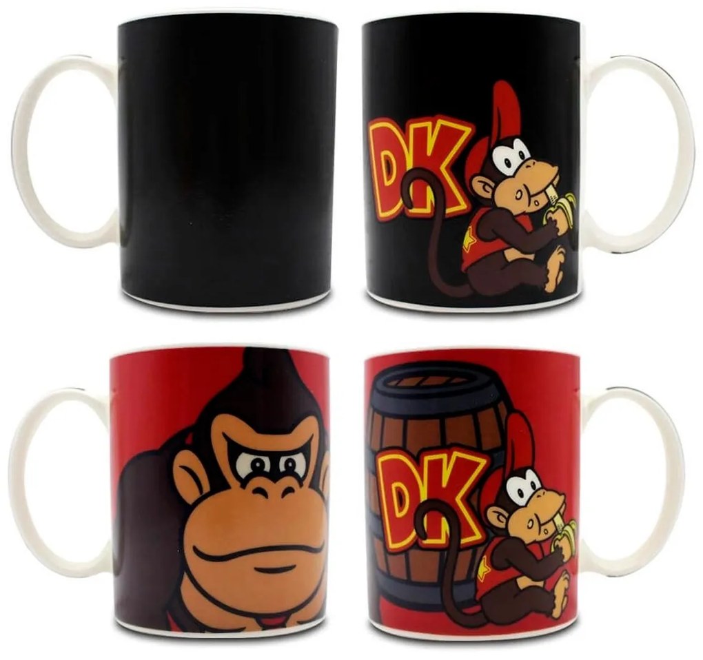 Caneca Mágica Termossensível Donkey Kong