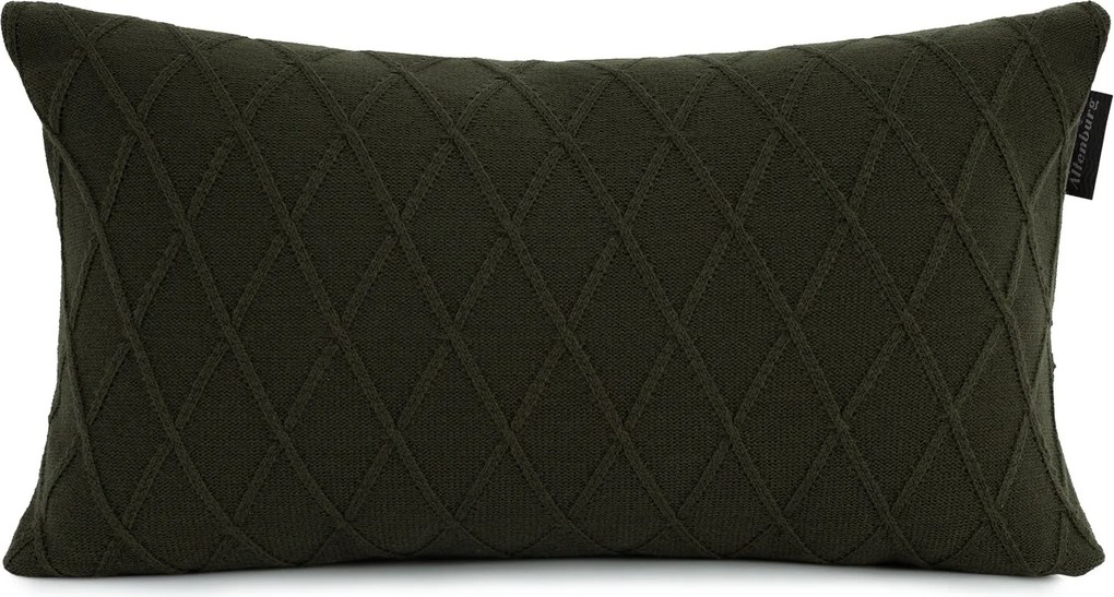 Almofada de Tricô Altenburg Amara 30x50 - Verde Bosque  Verde Bosque