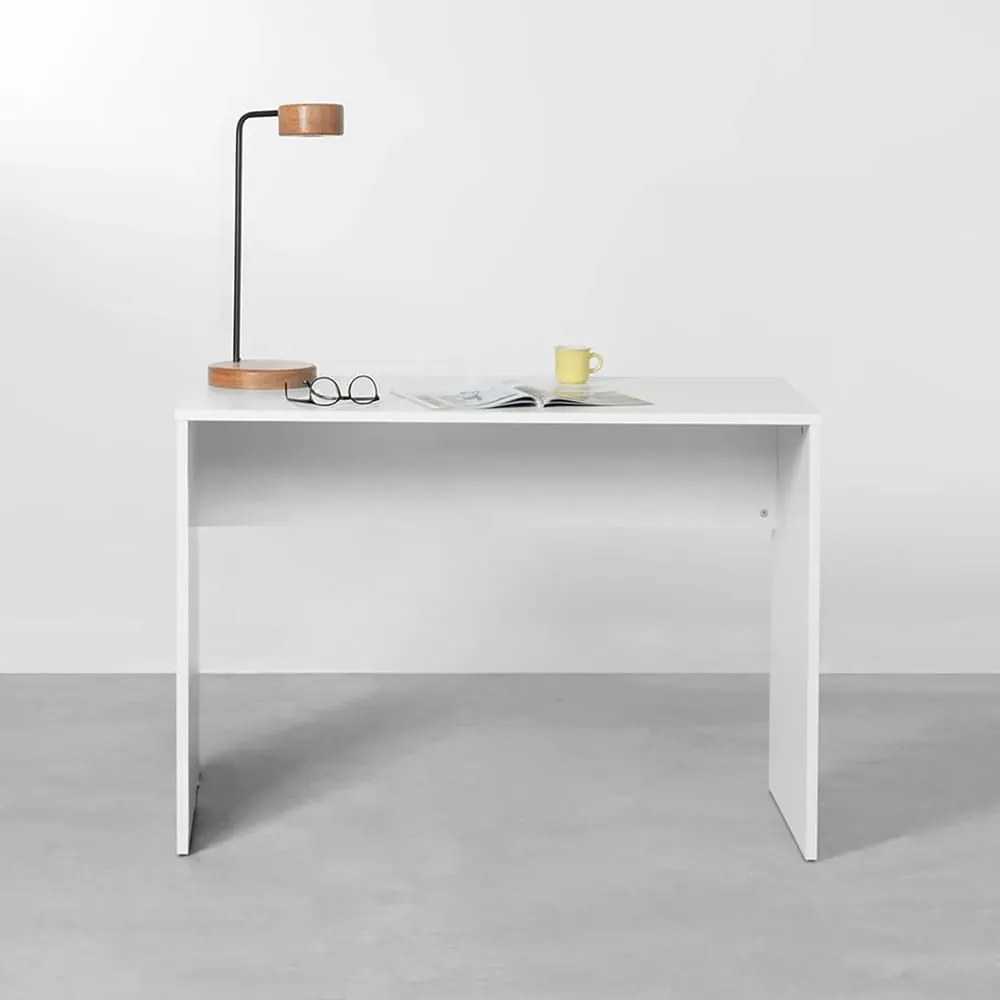 Bancada Contemporânea Slim Branco - 1,10m