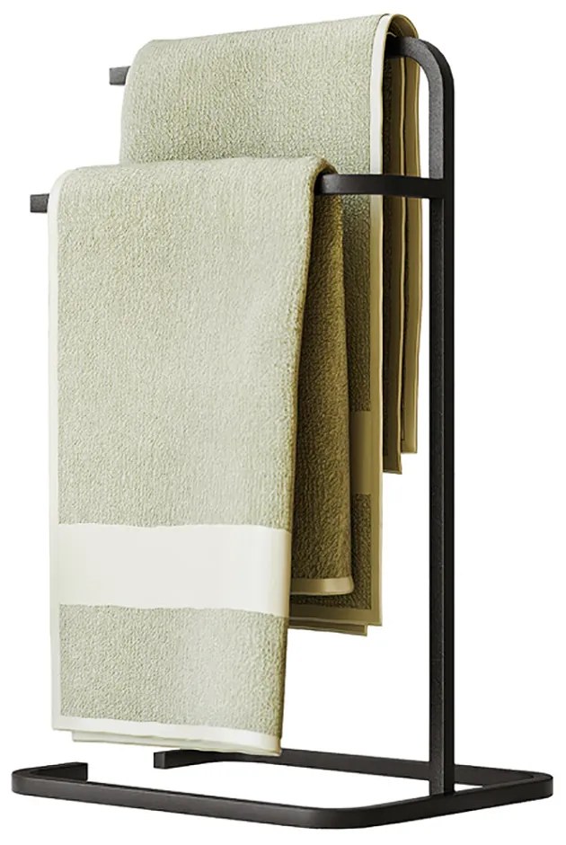 Porta Toalha para Pia Bancada Lavabo Duplo Clean Preto - Loja Sheep - Preto