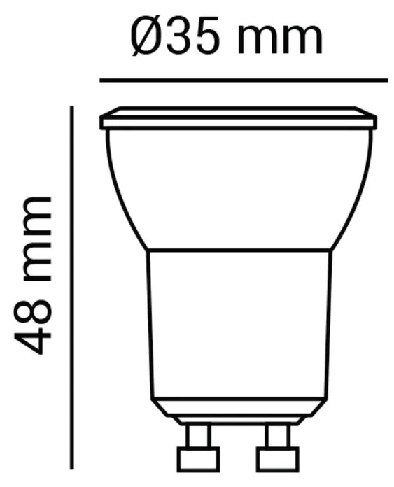 Lâmpada Mr11 Mini Dicroica Gu10 3,5W 210Lm 6500K 38° Bivolt | Opus Lp...