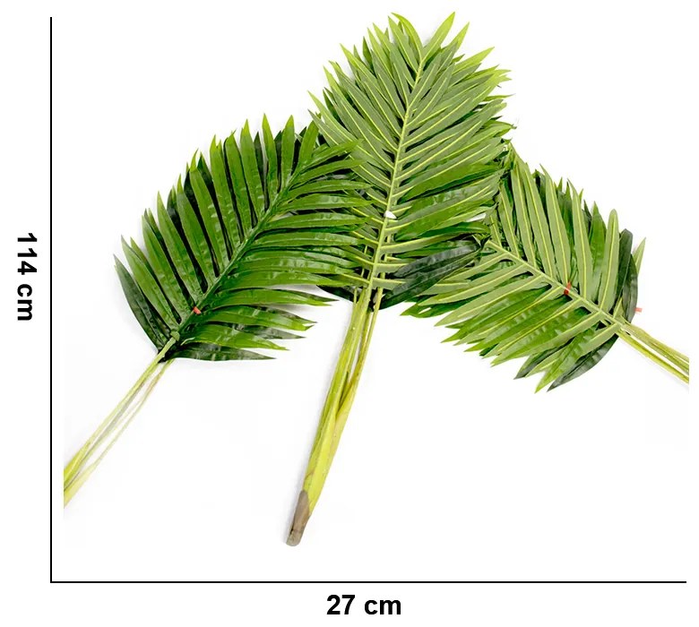 Planta Artificial Palmeira Areca Real Toque X15 Verde 114 cm F04 - D'Rossi