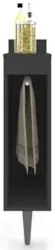 Balcão de Cozinha Porta Pano 20cm Pérola Z34 Preto - Mpozenat
