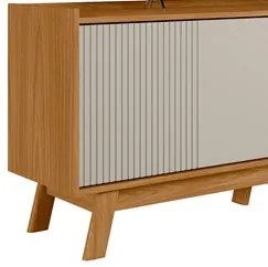 Rack Bancada de TV 65 Polegadas Arum L06 Nature/Off White - Mpozenato