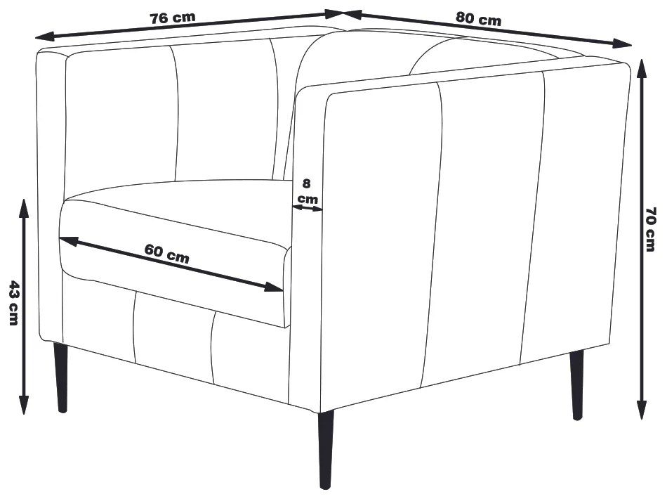 Kit 2 Poltronas Decorativas Pés De Ferro Iráklio Couro Verde G58 - Gran Belo
