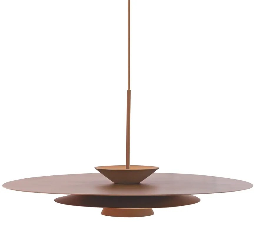 Pendente Tule Ø50X25,5Cm 1Xmr16 - Usina 25122/50 (OL-F - Verde Oliva Fosco, Igual a Cor 1)