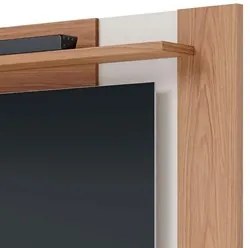 Painel para TV 70 Polegadas Extensível 180cm Amélie C05 Freijó/Off Whi