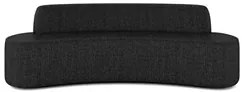 Sofá 3 Lugares para Sala de Estar Living 210cm Koane D06 Linho Preto -