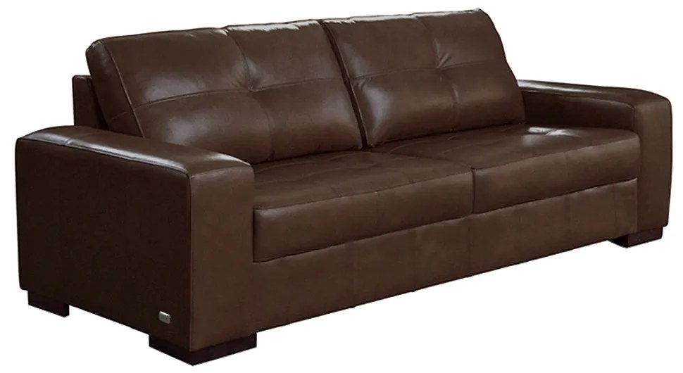 Sofá Decorativo 2 Lugares Turim 150cm Couro Caramelo G58 - Gran Belo