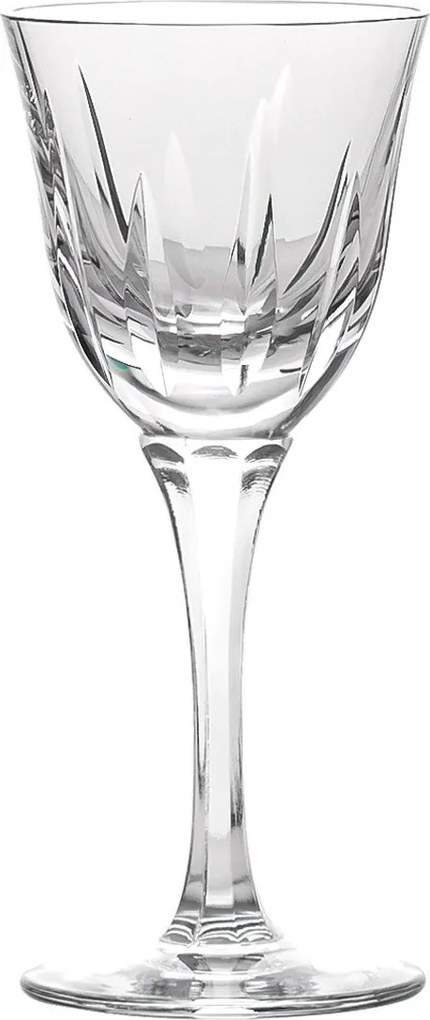 Taça de Cristal Lapidado Artesanal para Licor  Incolor