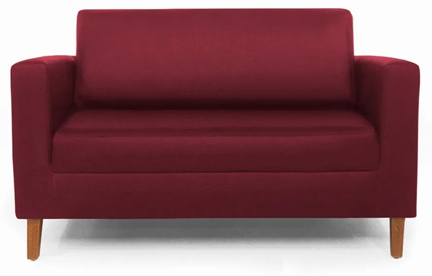 Namoradeira Decorativa Gabriela Suede Bordô