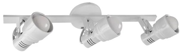 Spot De Sobrepor Triplo Aluminio - BRANCO