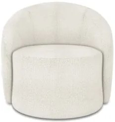 Sofá 3 Lugares 180cm Wendi e Poltrona Steve Boucle Off White I01  - Mp