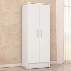Armário Multiuso 2 Portas 3 Prateleiras Viena D02 Branco - Mpozenato