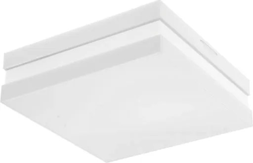 Plafon Sobrepor Aluminio Acrilico 26Cm - BRANCO