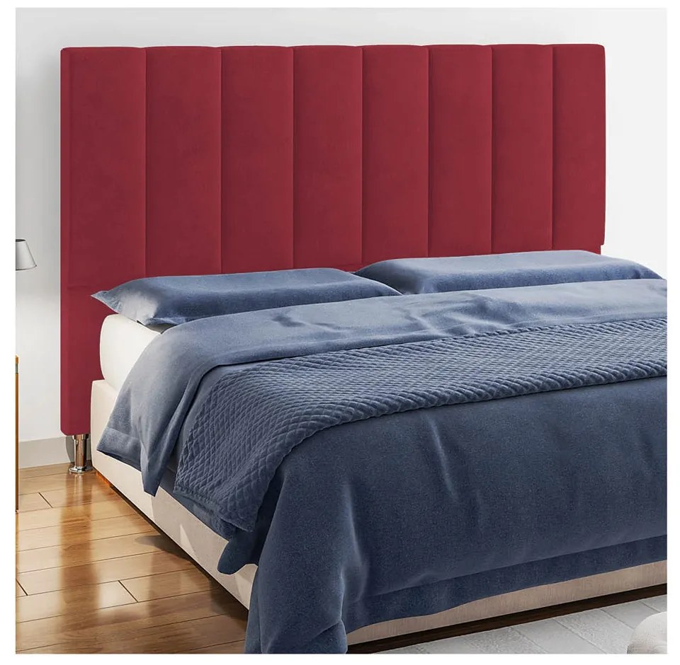 Cabeceira Solteiro Hannover P04 100 cm Suede - ADJ Decor