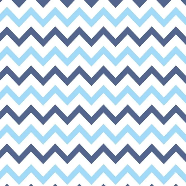 Papel de parede adesivo Chevron azul e branco
