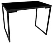 Mesa Para Computador Escrivaninha Porto 120cm Z34 Preto - Mpozenato