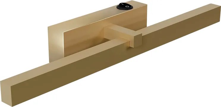 Arandela Horizontal Small 5X8,5X40Cm Led 6W 3000K - Qimporta Ar2523 (PRETO)