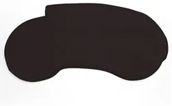 Sofá Living 4 Lugares 300cm Braço Direito Mozart D06 Sintético Marrom