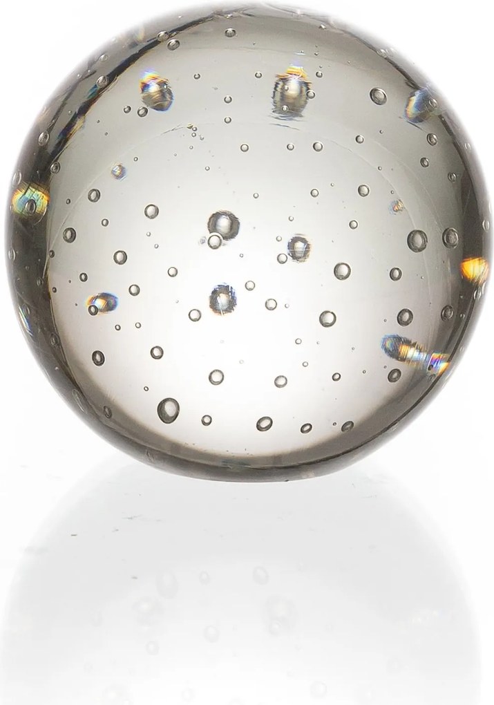 Esfera Murano Bubbles M Cristal Transparente