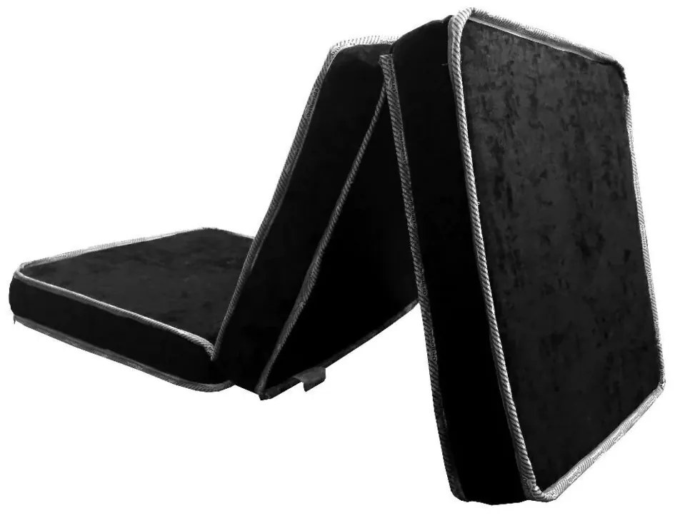 Puff Multifuncional D33 Banco Colch�O E Poltrona Cores (Suede Palha)