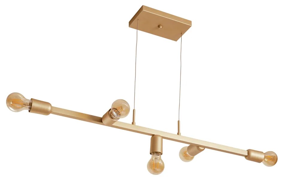 Pendente Tazza S/ Globos 100Cm 6L E27 Suspensão Cabos Kevlar | Usina 1... (BT - Branco Texturizado, CRISTAL)