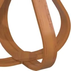Mesa Canto Apoio com Pés de Madeira Kit 2 Samba Preto E05 - Mpozenat