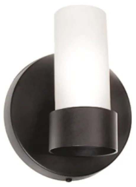 Arandela Fence Vertical Vidro Tubo 13X8X15Cm 1Xg9 - Old Artisan Ar-565... (CAFÉ)
