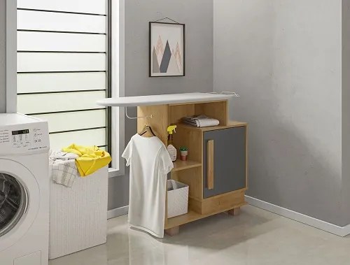 Tabua De Passar Roupas Havai Cinamomo com Grafite - RV Móveis