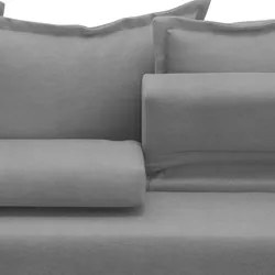 Sofá Retrátil Reclinável 3 Lugares 235cm Roma F05 Veludo Cinza - Mpoze