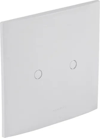 Placa Cega 4x4 Pl&amp;#xE1;stico Branco Com Suporte Inova Pro