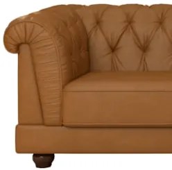 Sofá 2 Lugares Sala de Estar 190cm Otto Z32 Sintético Marrom - Mpozena