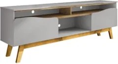 Rack Bancada Para TV 75 Pol 180cm Rita Off/Cinamomo B02 - Mpozenat
