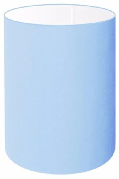 Cúpula Abajur Cilíndrica Cp-8002 Ø13x30cm Azul Bebê