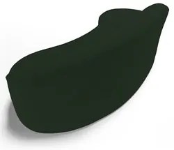 Sofá Living  2 Lugares 180cm Braço Direito Mozart D06 Veludo Verde - M