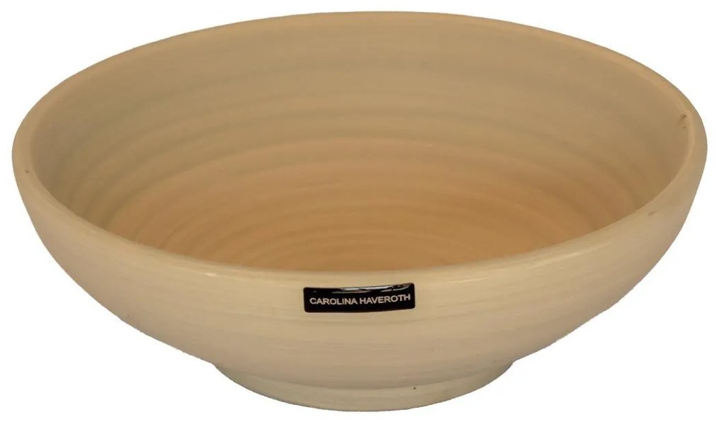 Vaso Cumbuca decorativo de cerâmica 11x07x23 - Salta Fosco Kleiner