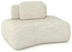 Sofá Modular 174cm Living Sala de Estar Moby Linho Cru Z08 - Mpozenato