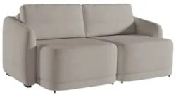 Sofá Cama Casal para Sala 236cm Polska Z08 Boucle Bege Escuro - Mpozen