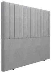 Cabeceira Cama Box Queen 160cm Estofada Plutus Saturno Cinza Z04 - Mpo