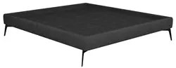 Cama Casal Queen com Cabeceira 165cm Pés Metálicos Elisa S05 Veludo Pr