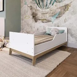 Berço 3 em 1 Mini Cama Sofá Certificado Inmetro Favo de Mel 001 Branco