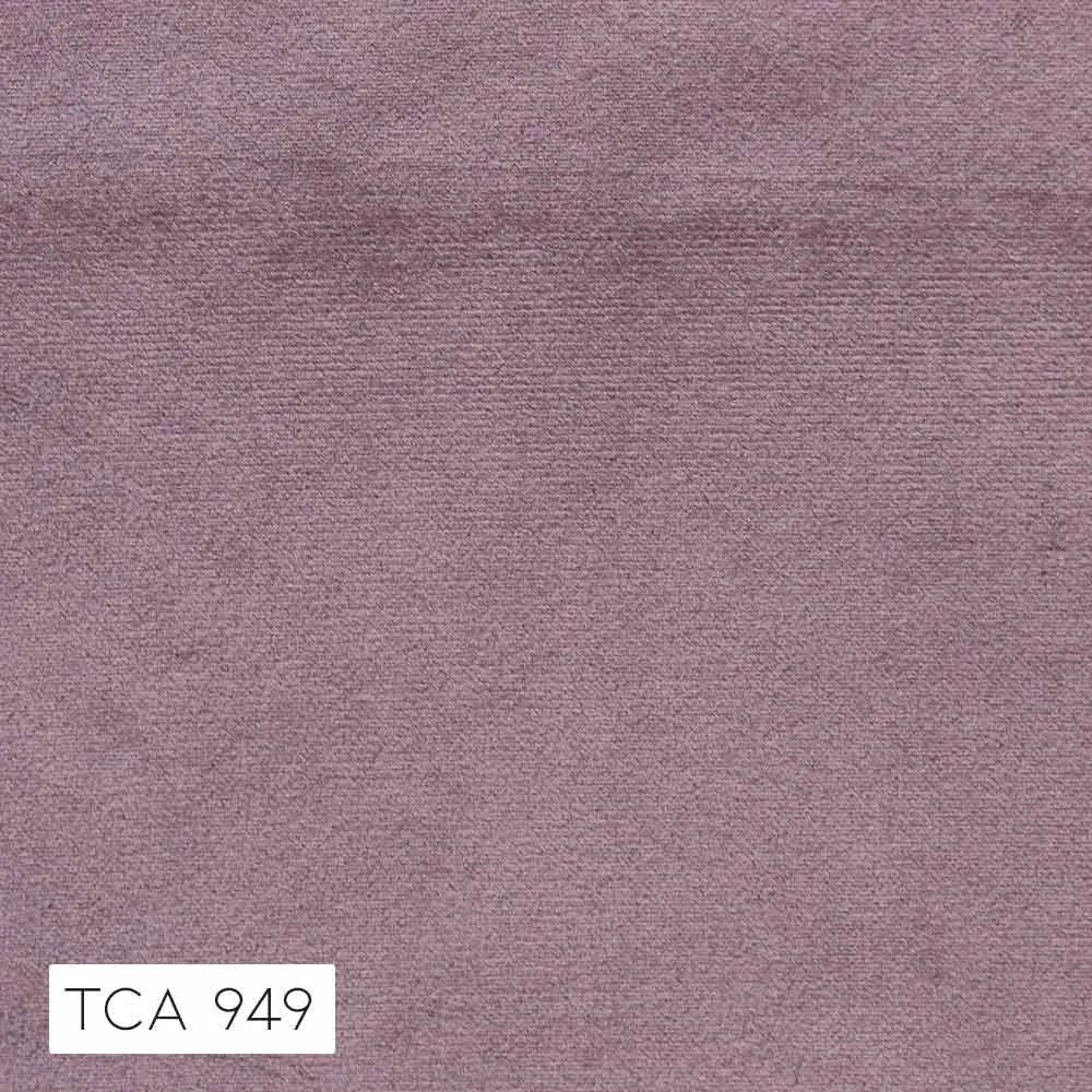 Sofá Decorativo 240cm com Almofadas Redondas Clarke Veludo Rosê G45 - Gran Belo