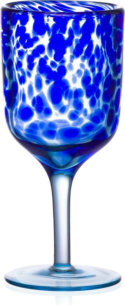 Taça de Vidro p/ Água e Suco - Azul  Azul
