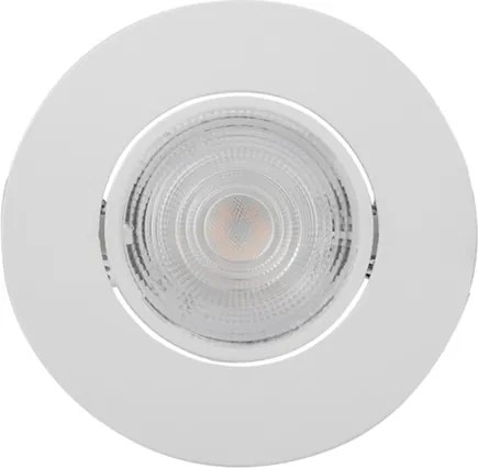 Plafon Led De Embutir Redondo Branco 4,2W 36 2700K