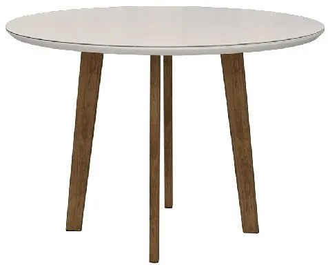 Mesa de Jantar Turmalina 4 Lugares Pés Oblongo White - RV Móveis