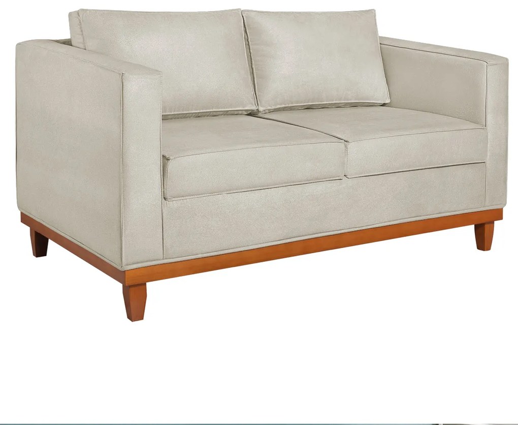 Sofá 3 Lugares Europa 180 cm Estilo Conforto e Elegância Linho - ADJ Decor